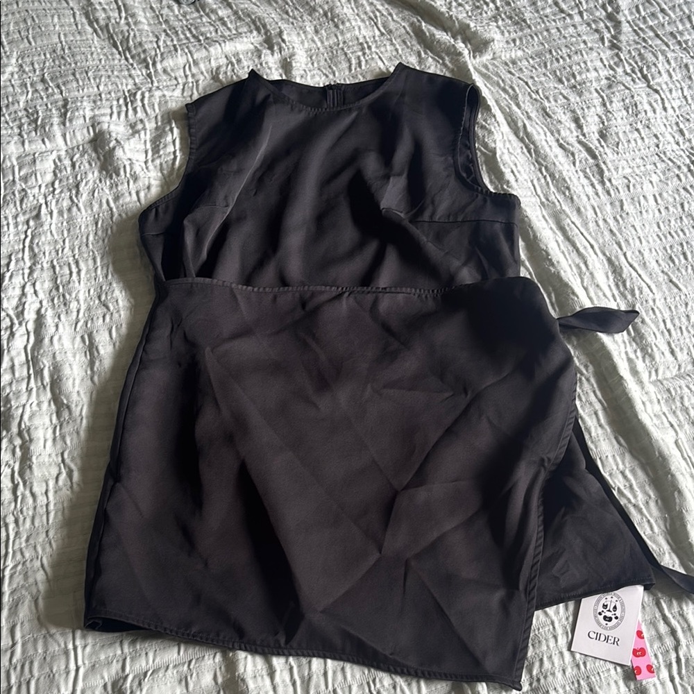 Cider Charcoal Sleeveless Dress